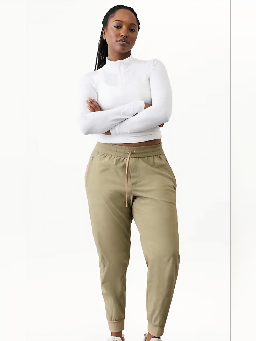 Athleta Triekkie Relaxed Mid Rise Joggers Size Small
